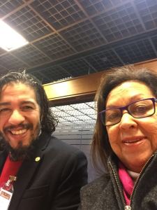 Senadora  Lídice da Mata (PSB-BA) e deputado federal Jean Willys (PSol-RJ) durante reunião da Comissão de Direitos Humanos do Parlasul